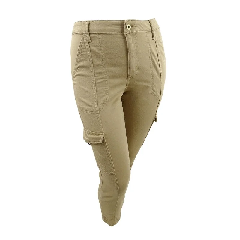 Tommy Hilfiger Women's Skinny Cargo Pants (14, Tan)