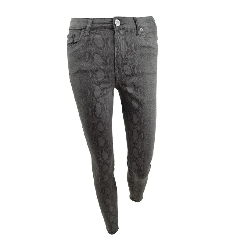 STS Blue Women's Ellie Snake-Print Skinny Ankle Jeans