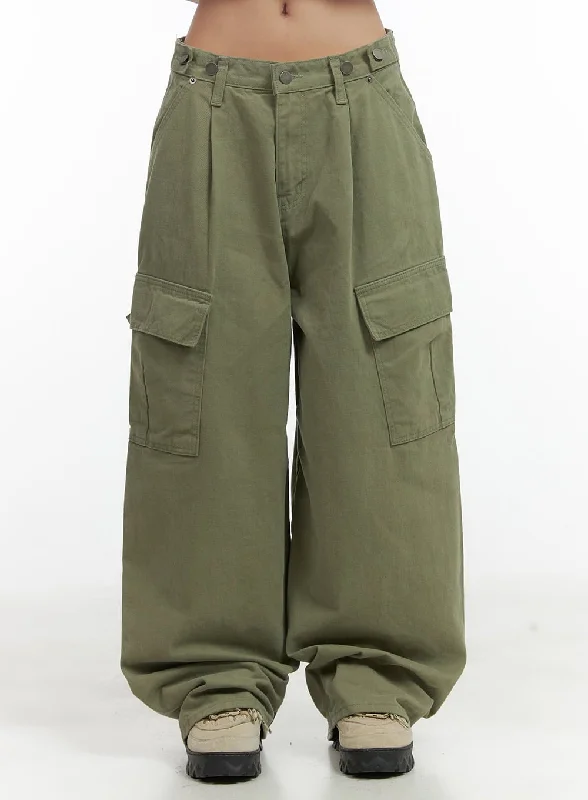 Blair Wide Fit Pintuck Cargo Pants CO417