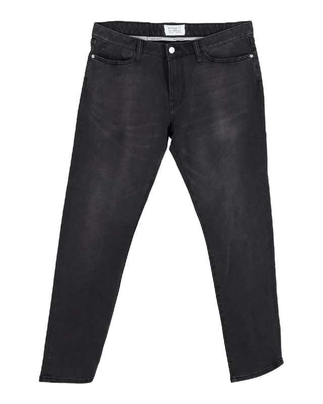 Givenchy Straight-Leg Denim Jeans in Black Cotton