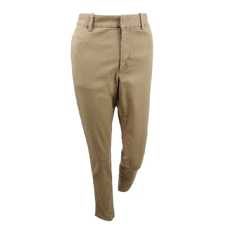 Polo Ralph Lauren Women's Skinny Chino Pants (12, Gunnery Tan)