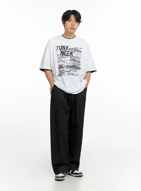 Men's Wide Fit Pants IG409