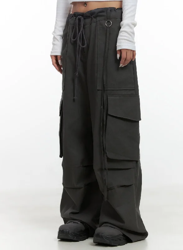 Chic Cotton Cargo Trousers CS425