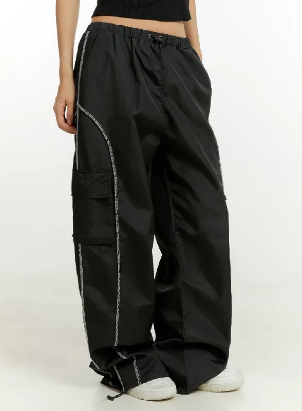 Cargo String Nylon Pants CL401