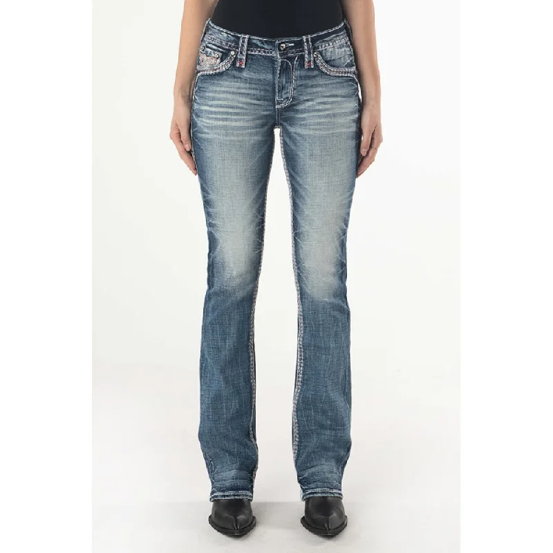 Rock Revival Womens Hanni Bootcut Jeans - RP3053B202L