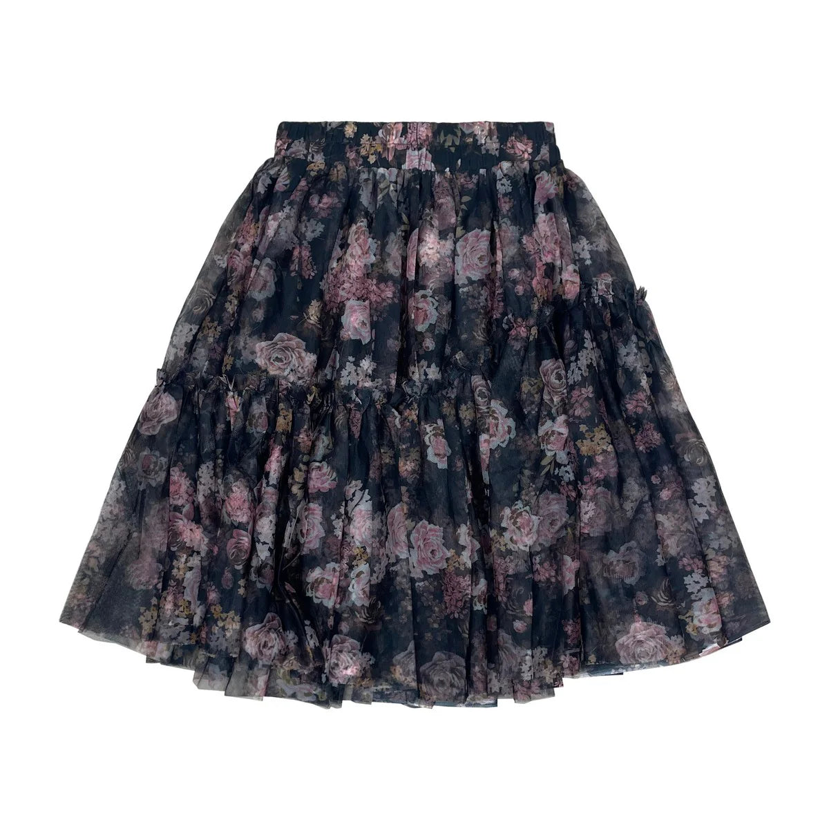 Asymmetrical Tulle Skirt