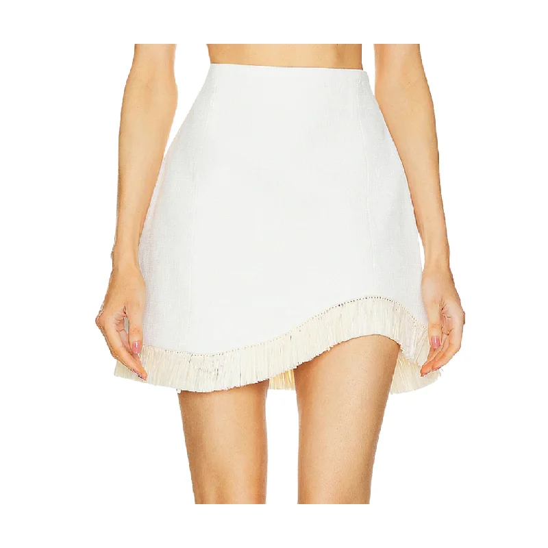 Bowie Raffia Mini Skirt - XS