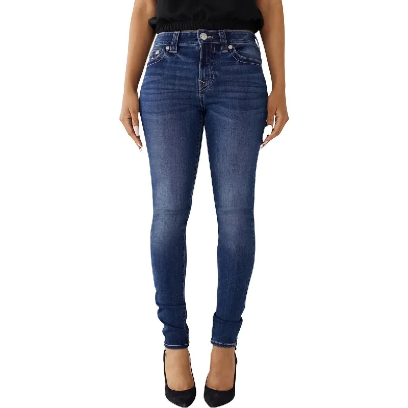 Womens Mid Rise Super Skinny Skinny Jeans