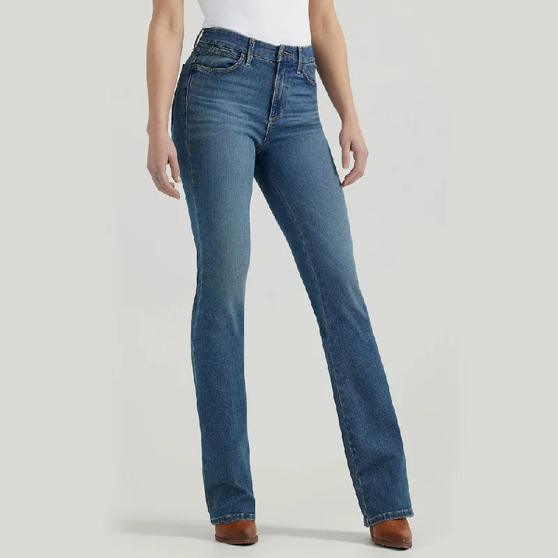 Wrangler Womens Bespoke High Rise Bootcut Jeans - 112359279