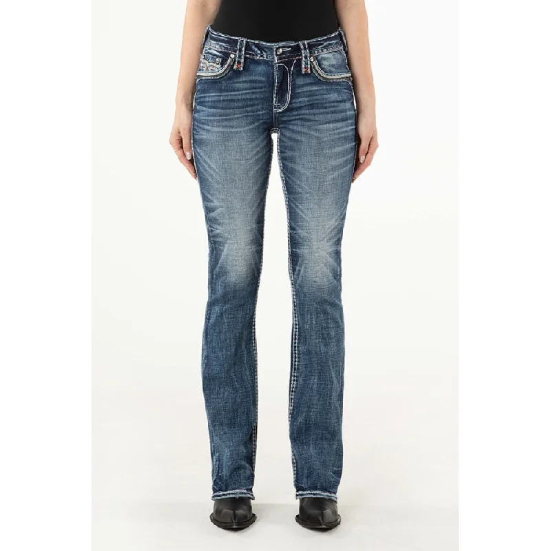 Rock Revival Womens Grethe Bootcut Jeans - RP3159B202R