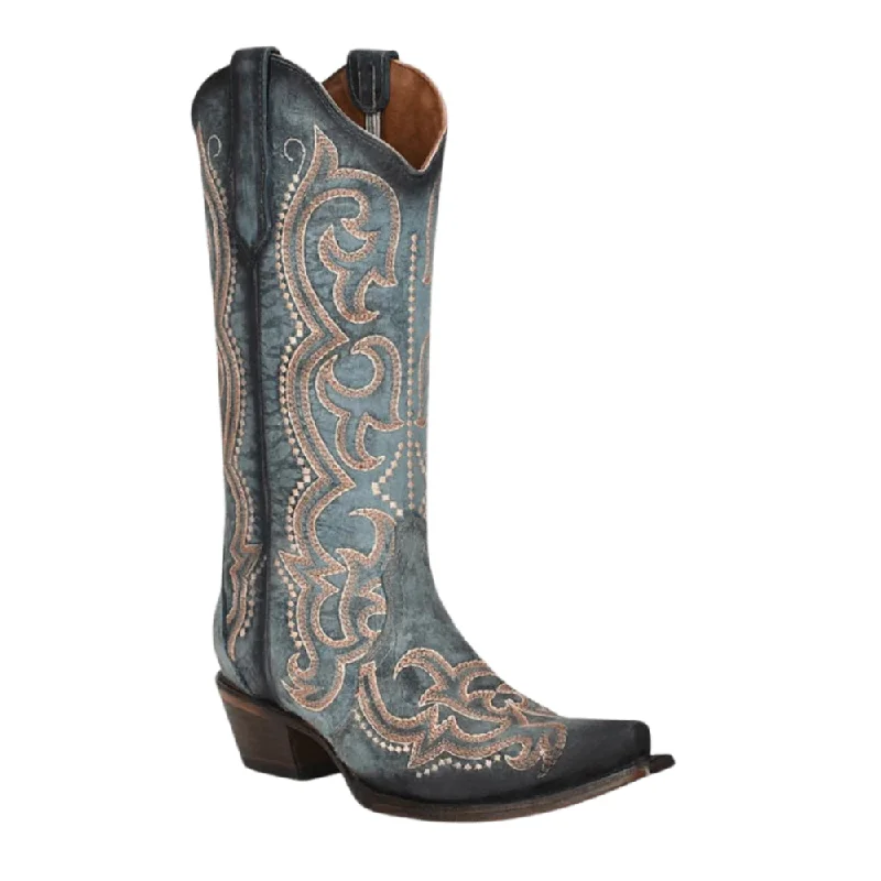 Corral Circle G Womens Blue Jean Western Boots - L5869