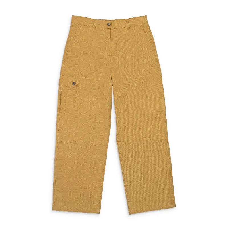 CALLIPYGIAN YOKE MUSTARD CARGO PANTS