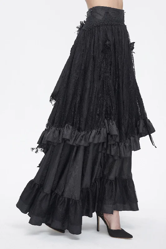 Gothic Manor Ruffled Skirt