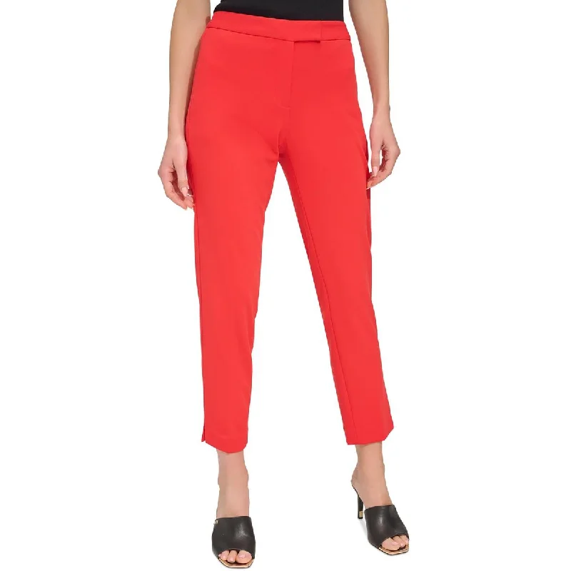 Womens High Rise Ankle Dress Pants