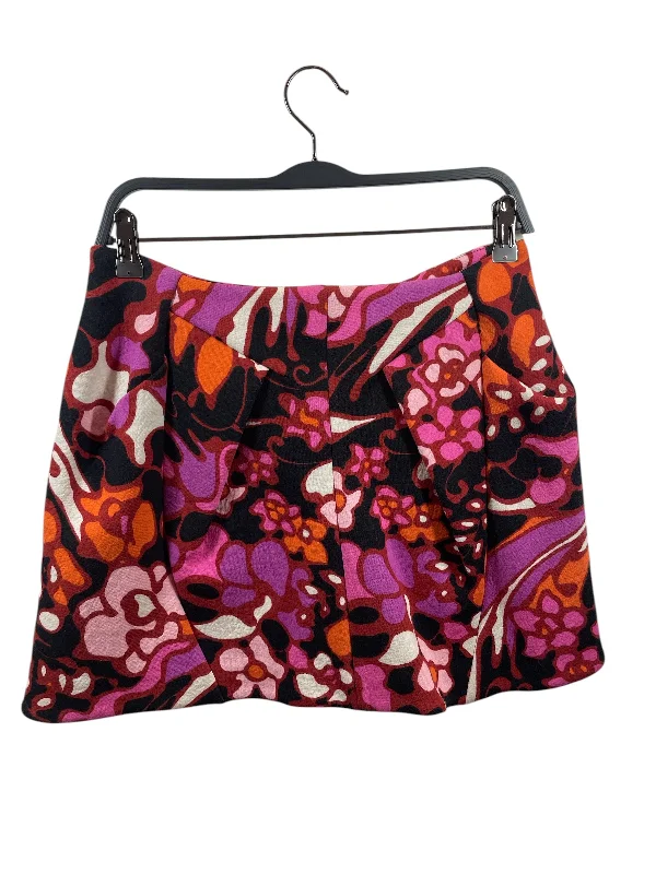 MARNI/Skirt/40/Floral Pattern/Polyester/PNK/GOMAJ51A00TP260