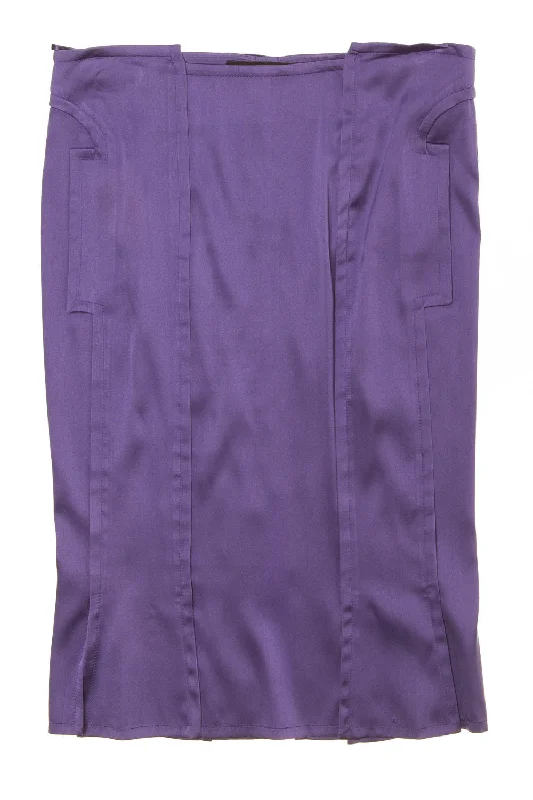 Iconic Tom Ford For Gucci - Purple Pencil Skirt - IT 40