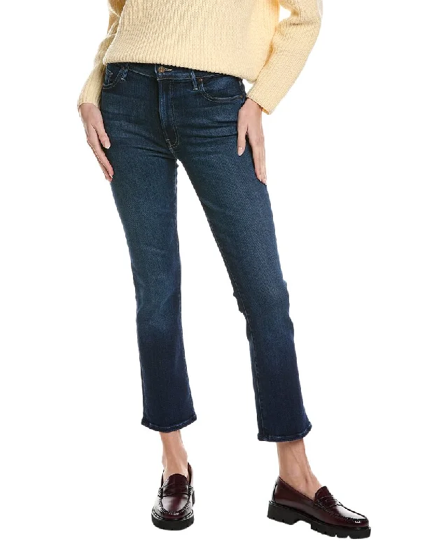 MOTHER The Insider Ankle Mid-Rise Mind Games Bootcut Jean