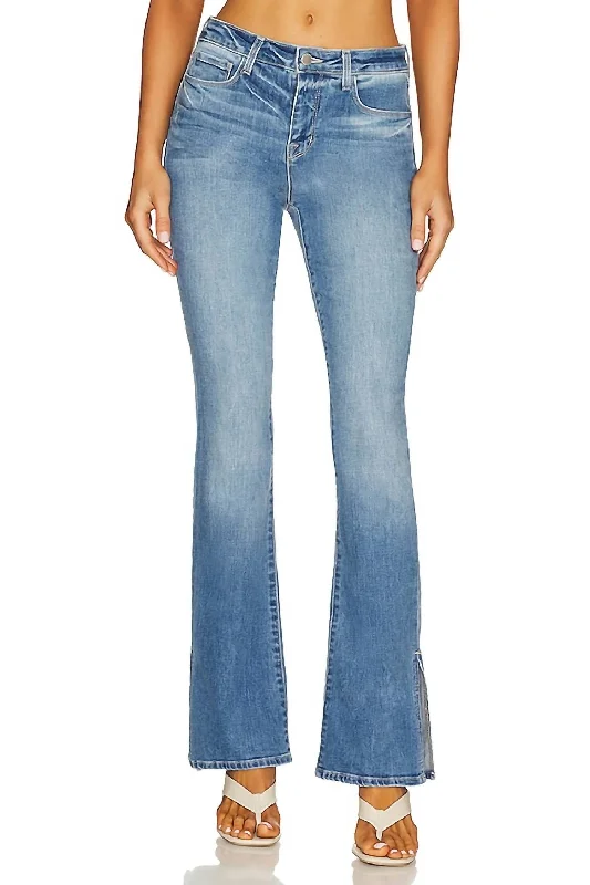 Abilene Hr Baby Boot Slit Jean In Alamo