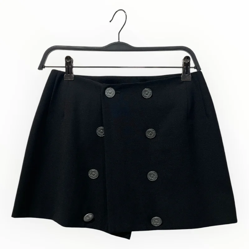 MOSCHINO/Skirt/8/BLK/heart buttons