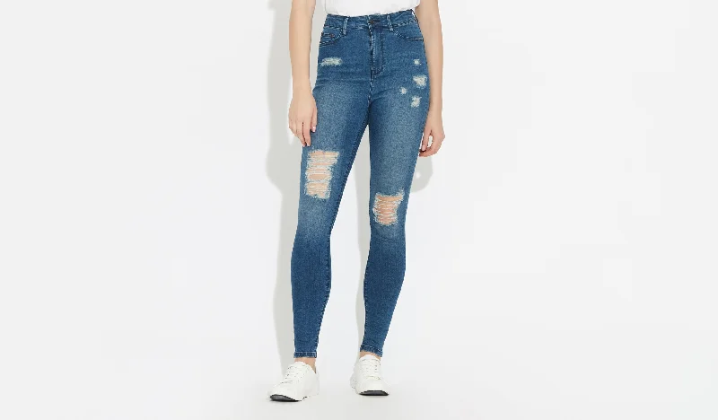 Anika | High Rise Skinny - Brand Blue RNR