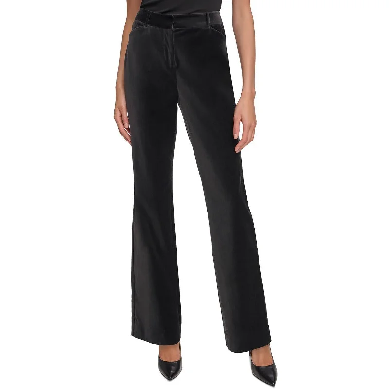 Womens Boot Cut Mid Rise Bootcut Pants