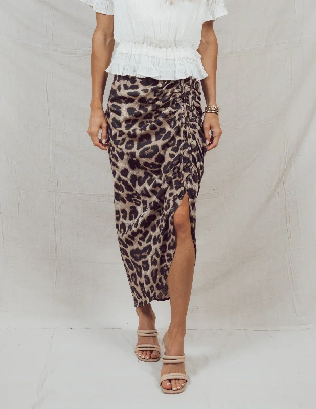 Cami Leopard Skirt