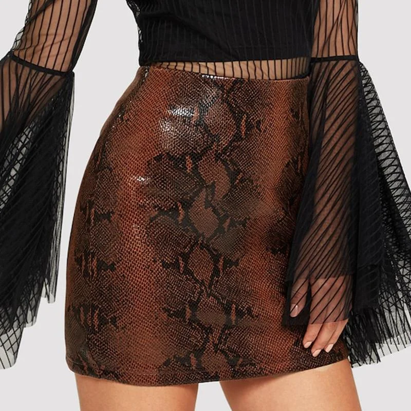 Venomous Mini Skirt