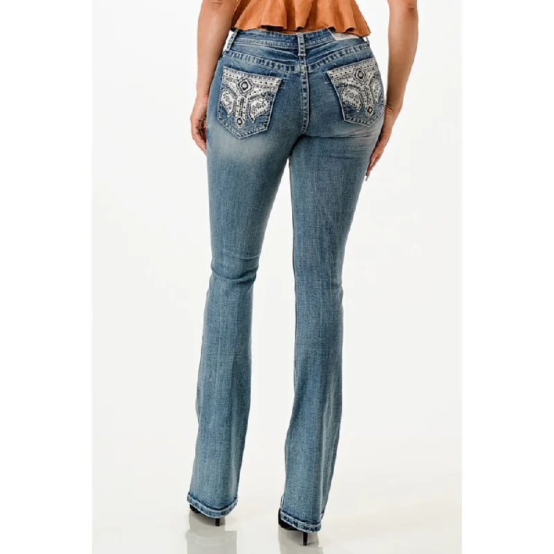 Grace in L.A. Womens Bootcut Jeans - EB61826