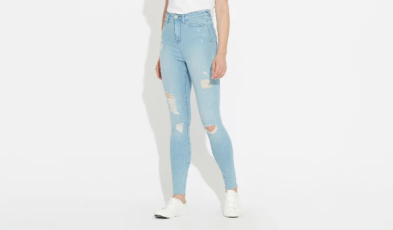 Anika | High Rise Skinny - Allie Blue RNR