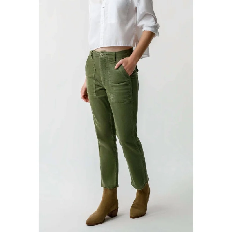 Cord Easy Army Trouser In Tea Leaf