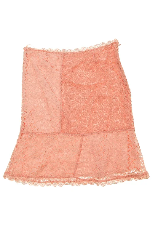 Moschino - Pink Lace Skirt -