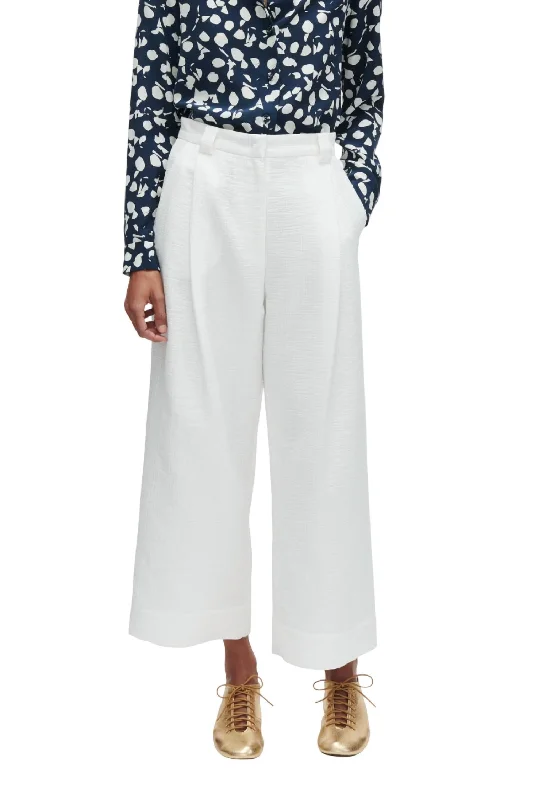 Crew Pant In White