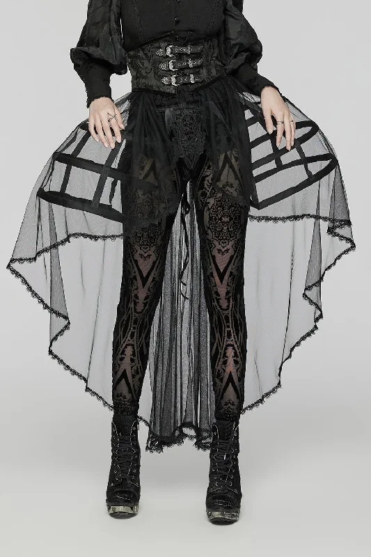 Caged Raven Boning Bustle Skirt