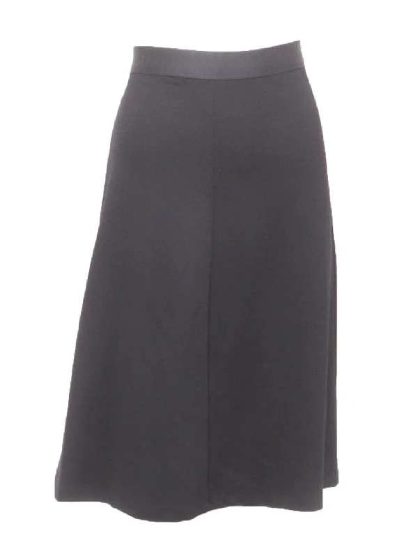 Lillian & Co Black A-line Skirt