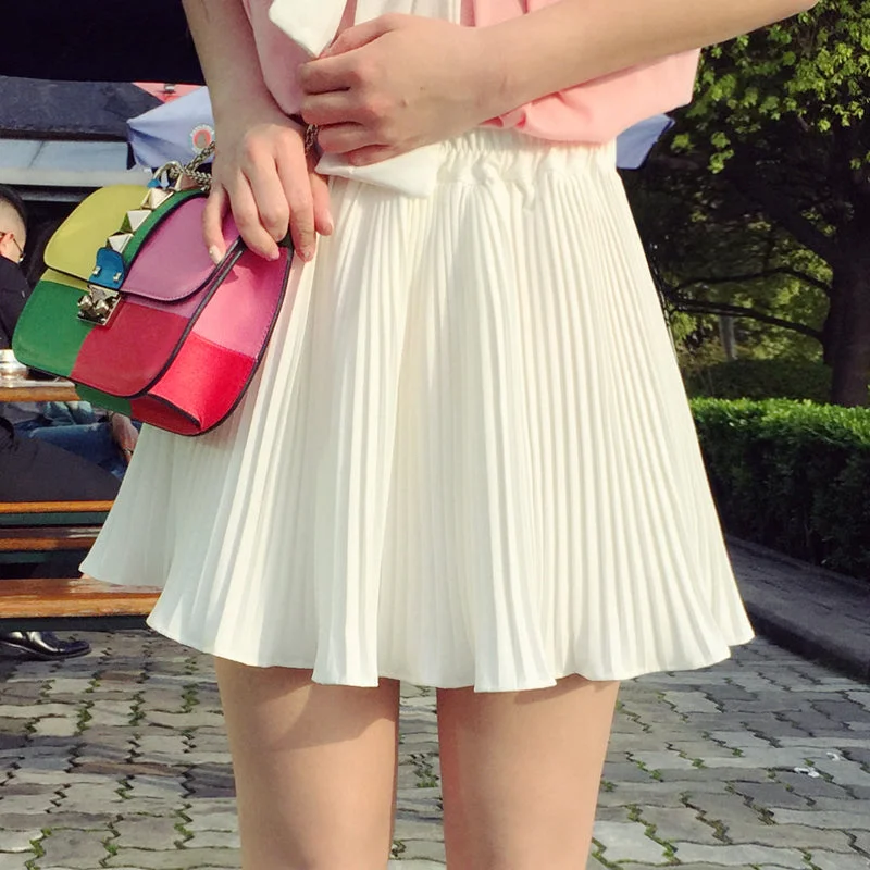 Summer college style pleated skirt YV43811