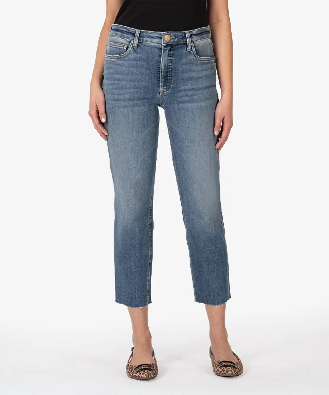 Rachael High Rise Fab Ab Mom Jeans In Exalted Wash