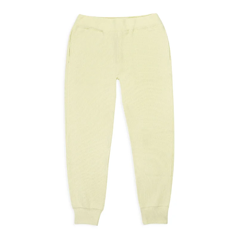 CALLIPYGIAN RIB GREEN WOMEN'S JOGGERS & SWEATPANTS