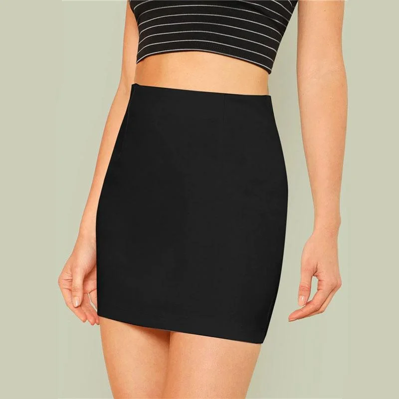 Minimalist Pencil Skirt