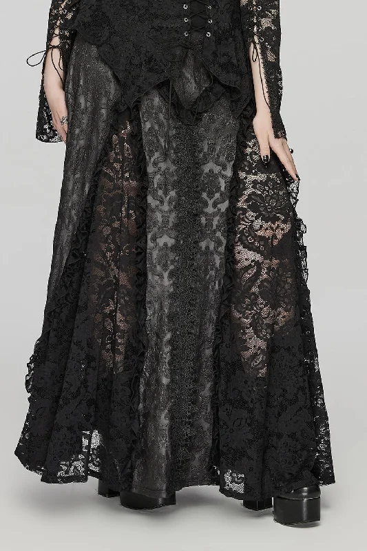 Gothic Renaissance Ruffled Skirt [Plus Size]