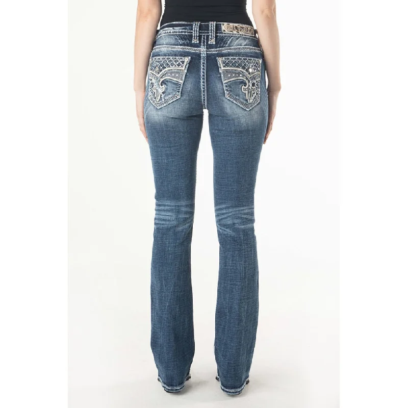 Rock Revival Womens Yui Bootcut Jeans - RP9116B304R