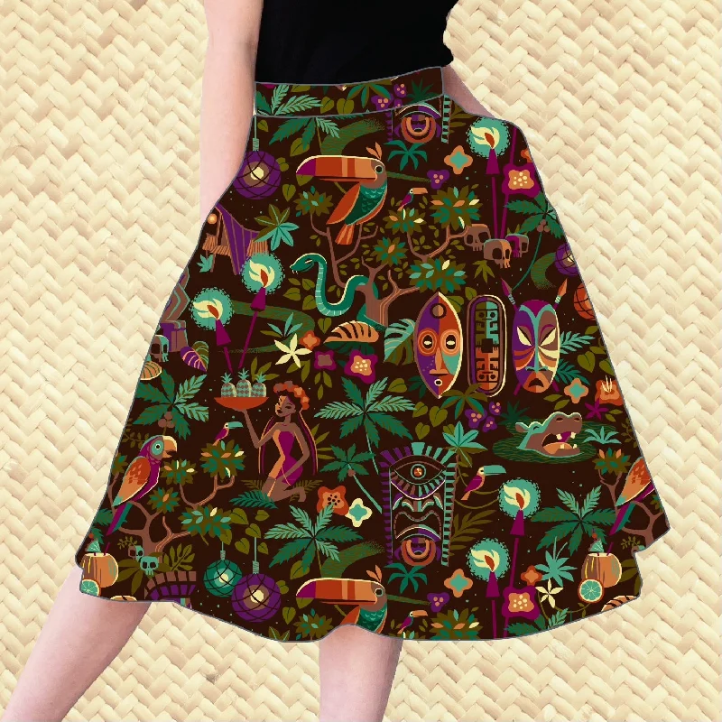 Jeff Granito's 'Forbidden Jungle' - Aloha Skirt - Ready to Ship!