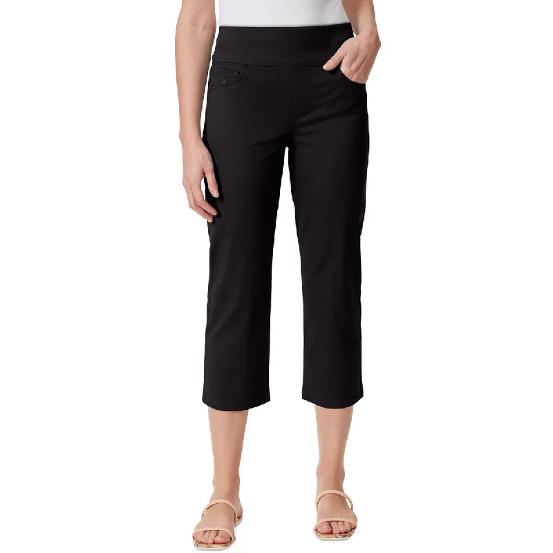 Amanda Womens High Rise Crop Capri Jeans