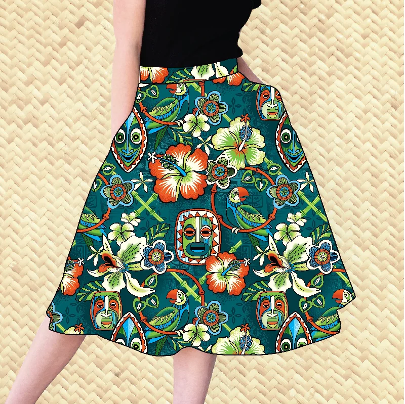 TikiLand Day 2024 'Tropic Serenade' - Aloha Skirt - Ready to Ship!